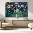 American Football Playing Wall Art Canvas Print by MyGreatCanvas | Canvas Wall Art Prints | Photo Prints & Wall Decor