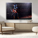 American Football Wall Art Canvas Print, Stadium Sport Wall