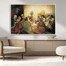 Last Supper Wall Art Canvas Print, Framed Jesus Painting Art