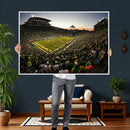 Oregon Stadium Canvas Wall Art - Captivating Game Day Scene