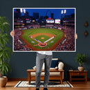 St. Louis Cardinals Baseball Team Print - Busch Stadium Wall