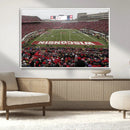 Wisconsin Badgers Team Print Canvas - Madison Camp Randall