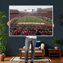 Wisconsin Badgers Team Print Canvas - Madison Camp Randall