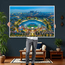 Los Angeles Dodgers Wall Art Canvas, Dodger Stadium Wall Art