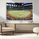 Texas Rangers Baseball Team Print - Arlington Globe Life by MyGreatCanvas | Canvas Wall Art Prints | Photo Prints & Wall Decor