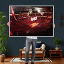 Houston Rockets Basketball Team Print Canvas- Houston Toyota