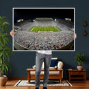 Beaver Stadium Night Game Triple Canvas Wall Art - Penn