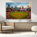 St. Louis Cardinals Baseball Team Print - Busch Stadium Wall