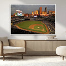 Minnesota Twins Baseball Team Print - Minneapolis Target by MyGreatCanvas | Canvas Wall Art Prints | Photo Prints & Wall Decor