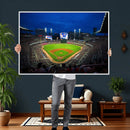 Truist Park Night Game Canvas Art - Atlanta Braves Stadium