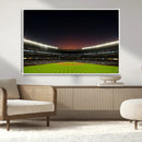 Yankee Stadium Night Game Triple Canvas, Yankee Stadium