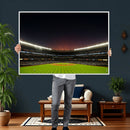 Yankee Stadium Night Game Triple Canvas, Yankee Stadium