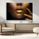 African American Art Black Woman Canvas Print, African Wall