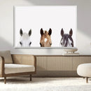 Horse Prints Set, Set of 3 Horse Wall Art, Horses Portraits, by MyGreatCanvas | Canvas Wall Art Prints | Photo Prints & Wall Decor