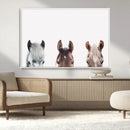 Horse Wall Art - Minimalist Horse Triptych Wall Art – Modern by MyGreatCanvas | Canvas Wall Art Prints | Photo Prints & Wall Decor