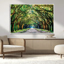 Serene Tree Tunnel Wall Art Canvas Print – Pathway Under by MyGreatCanvas | Canvas Wall Art Prints | Photo Prints & Wall Decor