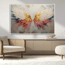 Golden Angel Wings Wall Art Canvas Print – Stunning Abstract by MyGreatCanvas | Canvas Wall Art Prints | Photo Prints & Wall Decor