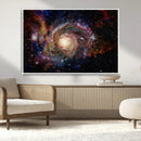 Nebula and Galaxies in Space Wall Art Canvas Print, Spiral