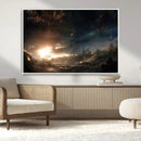 Avengers Planet Wall Art Canvas Print