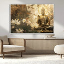 Zen Buddha Wall Art Canvas Print | Peaceful Meditation Decor
