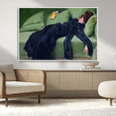 Decadent Girl by Ramon Casas Wall Art Canvas Print, Framed