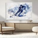 Hockey Player Wall Art Canvas Print - Sports-Inspired