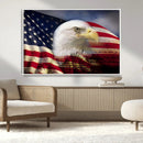 American Flag Eagle Symbol Wall Art, American Flag Eagle by MyGreatCanvas | Canvas Wall Art Prints | Photo Prints & Wall Decor