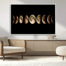 Phases of the Moon Wall Art | Canvas Print for Modern Wall by MyGreatCanvas | Canvas Wall Art Prints | Photo Prints & Wall Decor