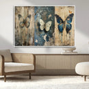 Butterfly Wall Art Trio | Vintage Butterfly Canvas Print | by MyGreatCanvas | Canvas Wall Art Prints | Photo Prints & Wall Decor