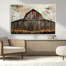 Rustic Barn Wall Art | Farmhouse Wall Decor Canvas Print |