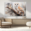 Barn Owl Wall Art | Watercolor Barn Owl Canvas Print | by MyGreatCanvas | Canvas Wall Art Prints | Photo Prints & Wall Decor