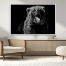 Bear Canvas Print | Wildlife Wall Art for Cabin Decor |