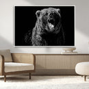 Bear Canvas Print | Wildlife Wall Art for Cabin Decor |