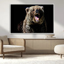 Grizzly Bear Canvas Print | Wildlife Wall Art for Cabin by MyGreatCanvas | Canvas Wall Art Prints | Photo Prints & Wall Decor