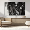 Winter Horse Snow Wall Art Canvas Print