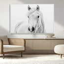 Majestic White Horse Wall Art | Ready to Hang and Framed |