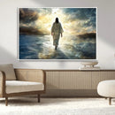 Jesus Walking on Water Wall Art | Canvas Print | Ready to