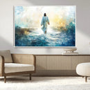 Watercolor Jesus Walking on Water Canvas Print, Christian by MyGreatCanvas | Canvas Wall Art Prints | Photo Prints & Wall Decor