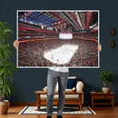Barton Malow Little Caesars Arena Detroit Wall Art Canvas