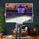 Madison New York Rangers Hockey Stadium Wall Art Canvas