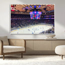 Madison New York Rangers Hockey Stadium Wall Art Canvas