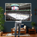 Sharks Arena Blackhawks Sharks Ice Hockey Stadium Wall Art