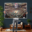 United Center Chicago Bulls Stadium Wall Art Canvas Print