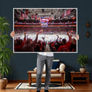 Carolina Hurricanes Ice Hockey Stadium Wall Art, Carolina