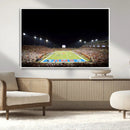SMU Mustangs Football Team Print - Dallas Gerald J. Ford