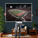 Houston Cougars Football Team Print - Houston TDECU Stadium