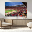 Wisconsin Badgers Football Team Print - Madison Camp Randall by MyGreatCanvas | Canvas Wall Art Prints | Photo Prints & Wall Decor