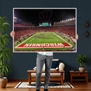 Wisconsin Badgers Football Team Print Canvas- Madison Camp