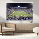 Brigham Young University Cougars Football Print Canvas - by MyGreatCanvas | Canvas Wall Art Prints | Photo Prints & Wall Decor