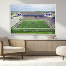 KState Wildcats Football Team Print - Manhattan Bill Snyder by MyGreatCanvas | Canvas Wall Art Prints | Photo Prints & Wall Decor